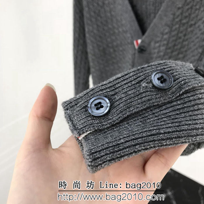 THOM BROWNE湯姆布朗 18SS秋冬新款 後背粗繩圓圈圖案 女款羊毛開衫 ydi1209